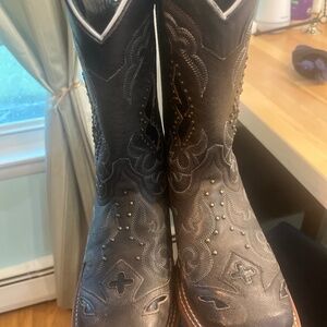 Laredo 9w women’s cowboy boots leather